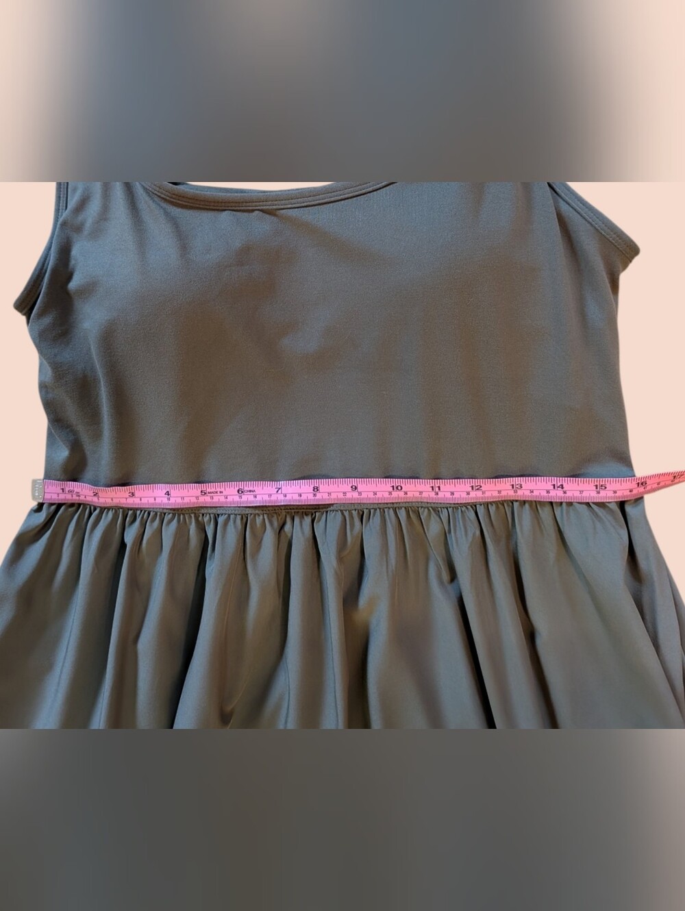 Serra Sleeveless Maxi Dress in Olive Green - Picture 6 of 8